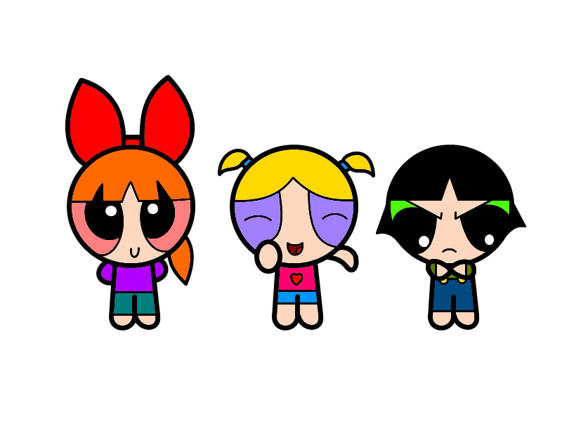 800x600 Powerpuff Toddlers By Airedaledogz