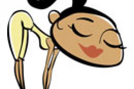 450x300 Standing Toe Touch Stretch Clip Art