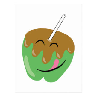 324x324 Caramel Apple Postcards Zazzle