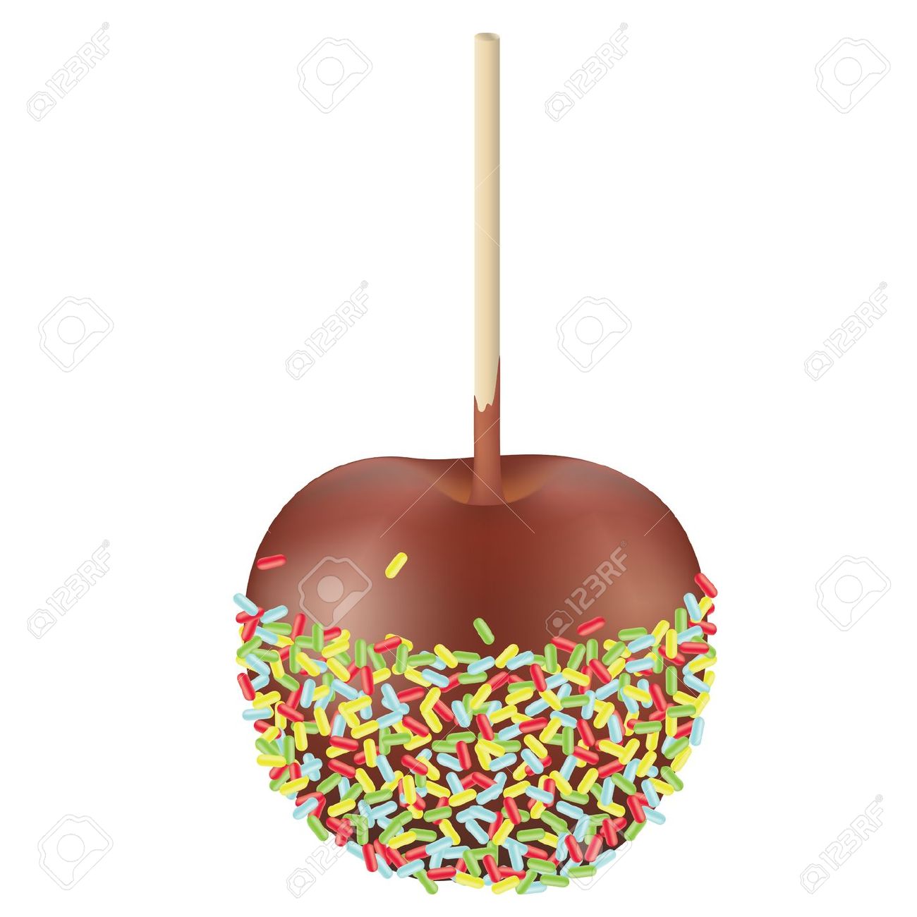 1300x1300 Clip Art Caramel Apple Clip Art