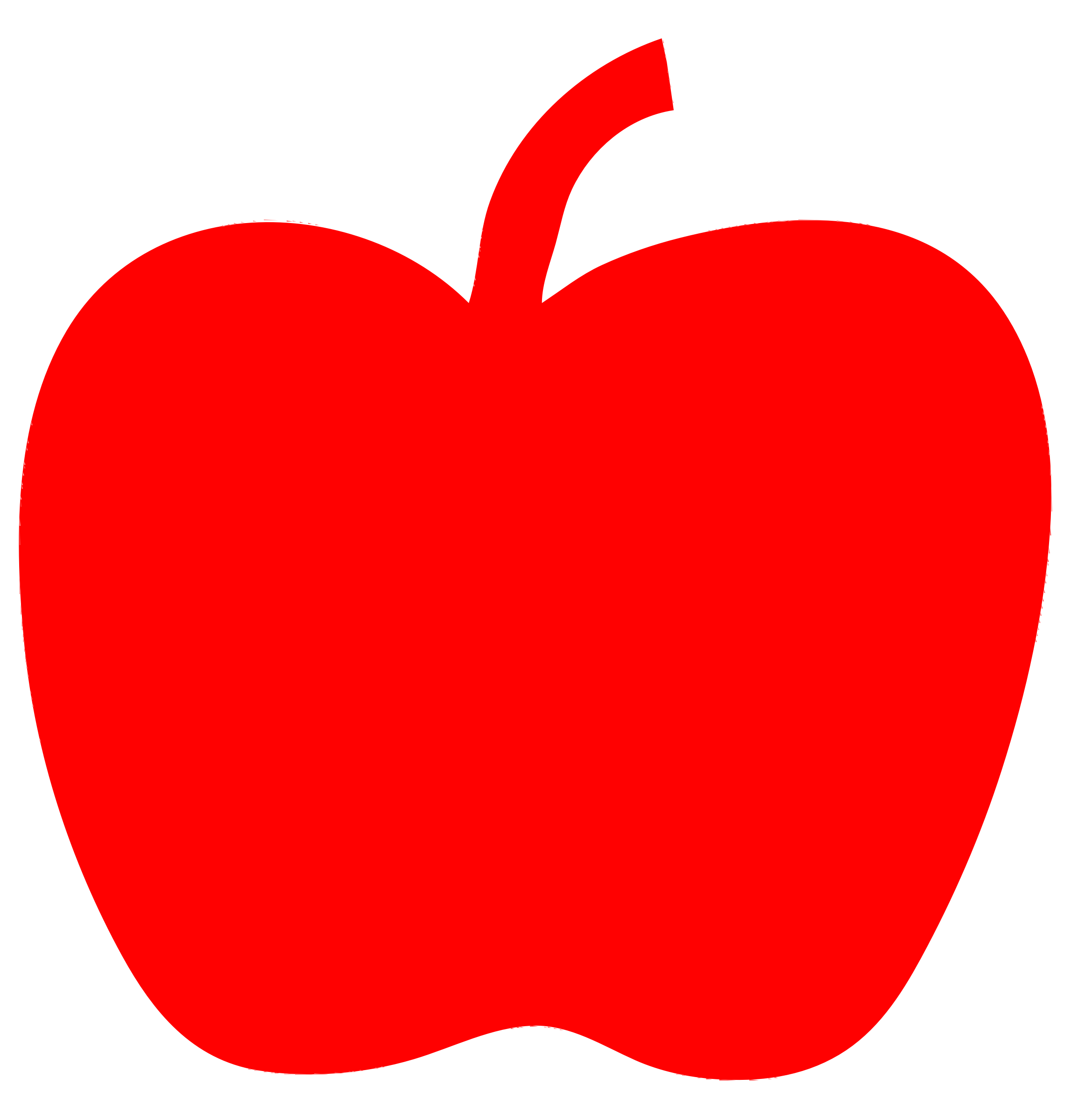 2324x2400 Clipart Red Apple