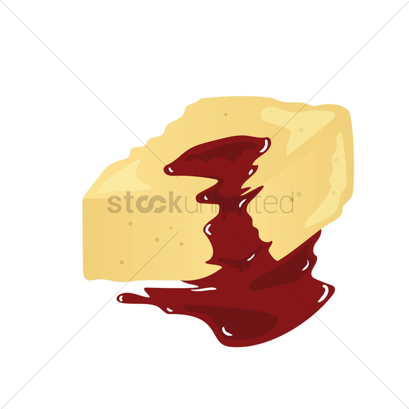 1300x1300 Stinky Tofu Vector Image