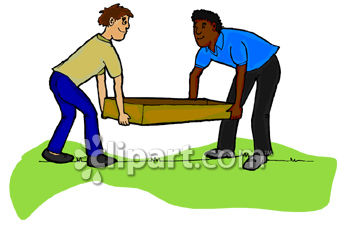350x241 Two Men Of Different Races Working Together Clipart