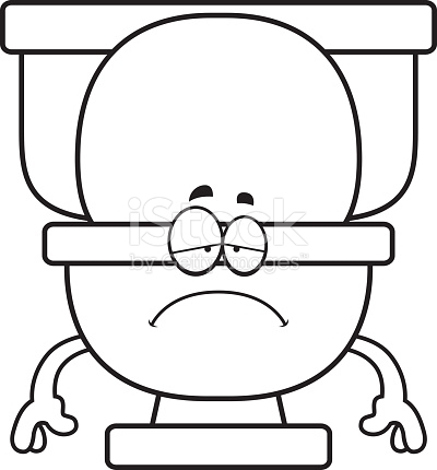400x430 Sad Clipart Toilet
