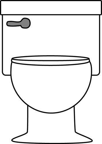 355x500 Free Toilet Clipart For Teachers