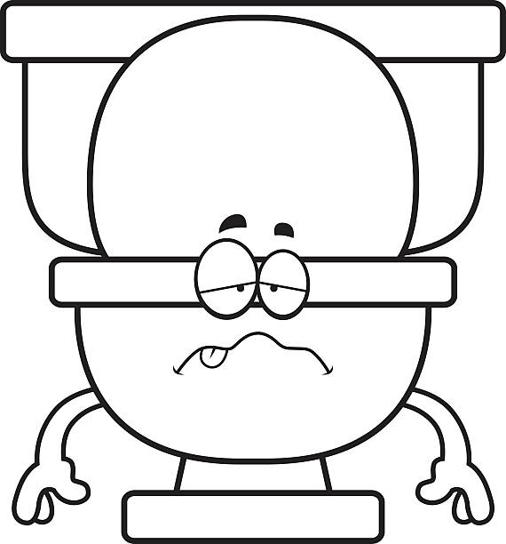 570x612 Sick Clipart Toilet