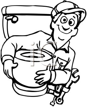 286x350 Toilet Clip Art Black And White Clipart Panda