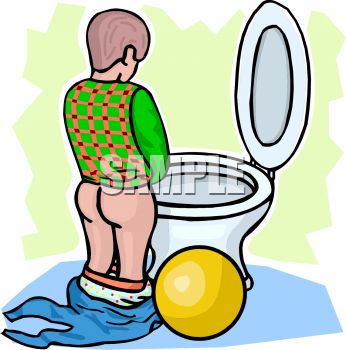 346x350 Royalty Free Clipart Image Cartoon Of A Young Boy Learning To Use