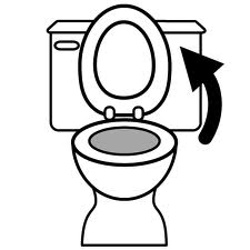 225x225 Toilet Seat Down Clip Art Cliparts