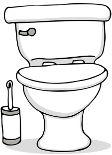 225x312 Toilet Clipart Kid Toilet