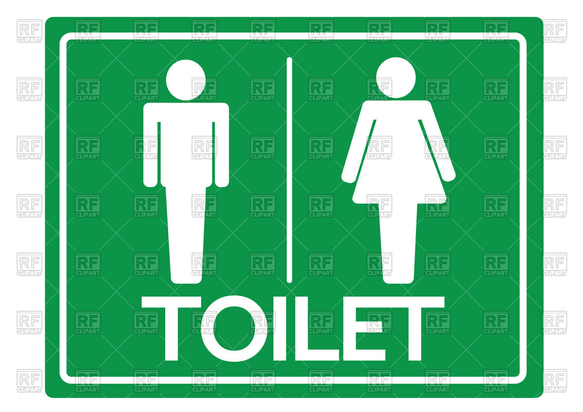 1200x848 Toilet Symbol Male And Female Icon Royalty Free Vector Clip Art