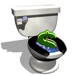 260x260 Money Toilet Gif