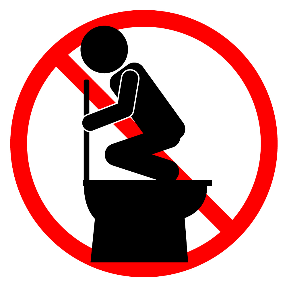 1000x1000 Please Do Not Ride On The Toilet Seat Free Illustration
