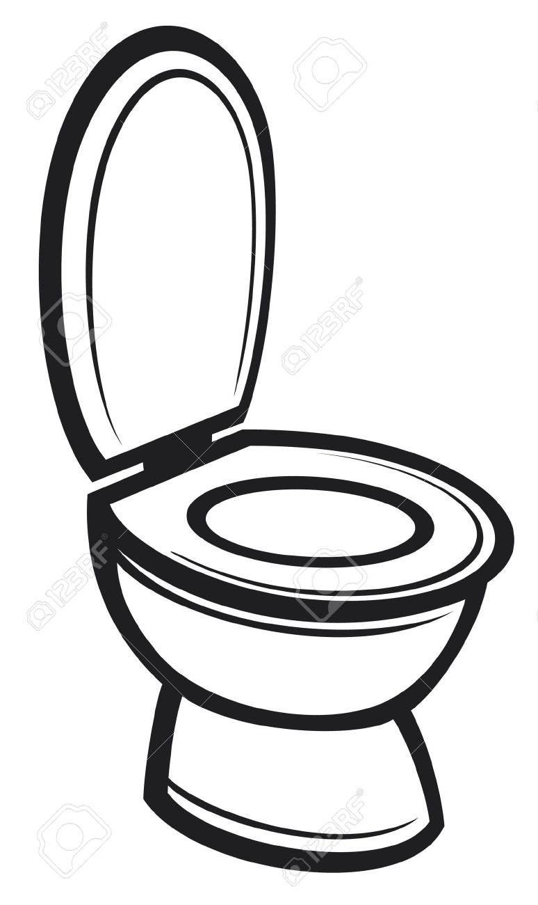 774x1300 Drawn Toilet Clip Art
