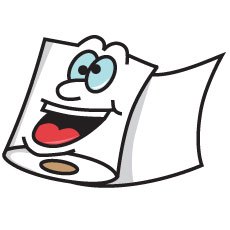 230x230 Toilet Paper Cartoon Images