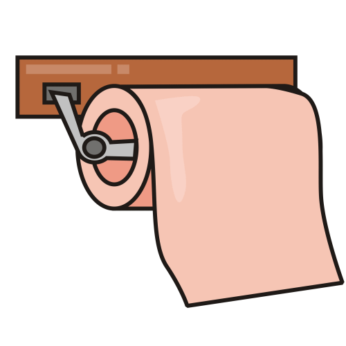 500x500 Toilet Paper Clip Art