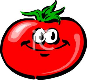 300x277 Art Image A Cute Cartoon Tomato