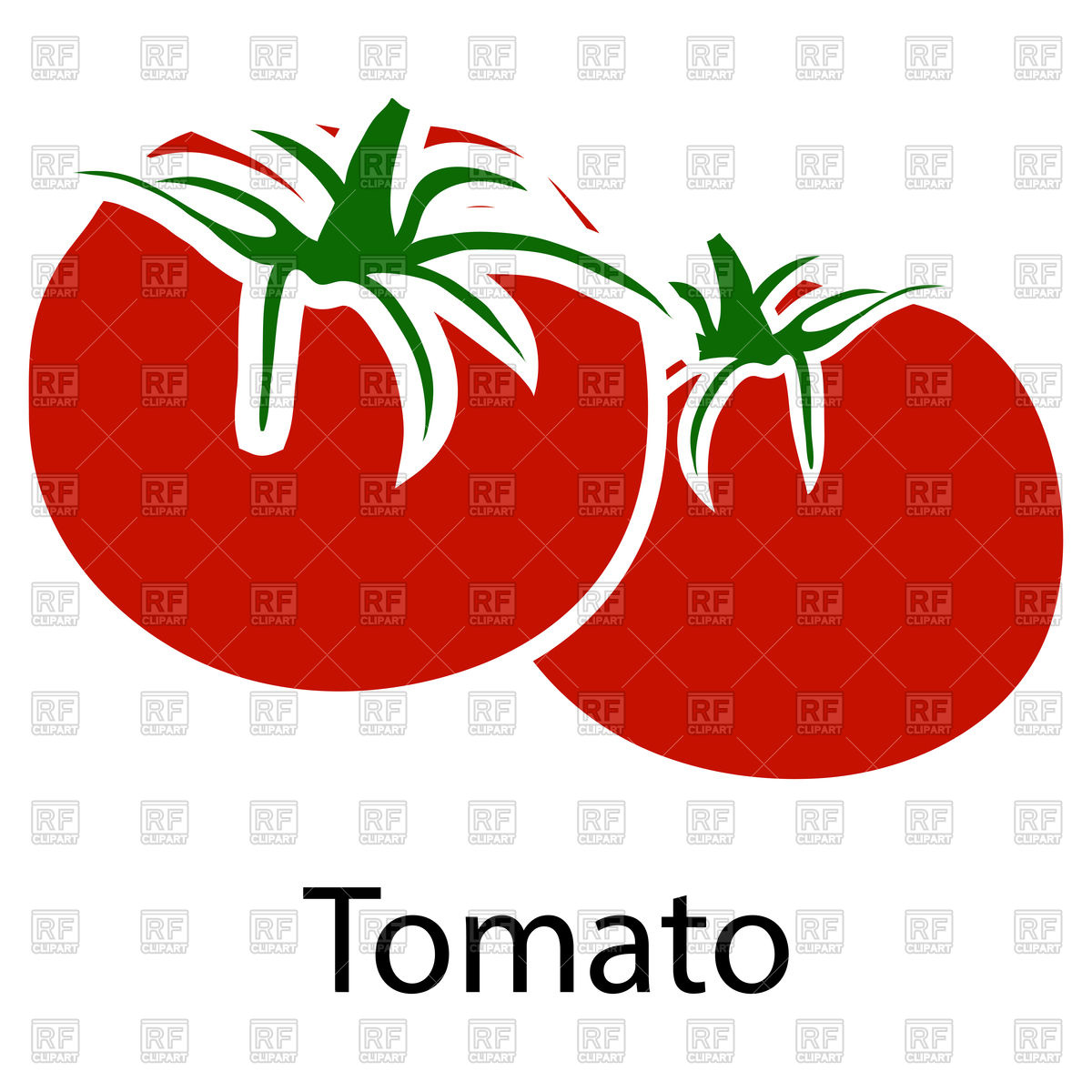 1200x1200 Tomato Royalty Free Vector Clip Art Image