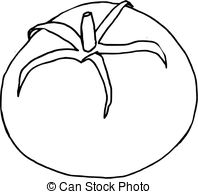 198x194 Drawn Tomato Black And White