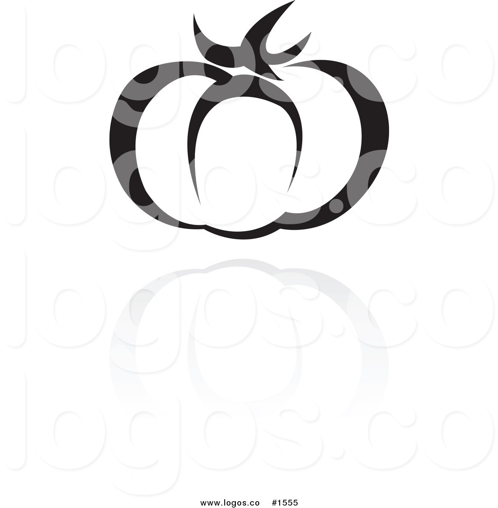 1024x1044 Royalty Free Vector Black And White Hot House Tomato Logo By