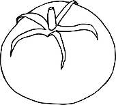 170x154 Tomatoes Clipart Black And White