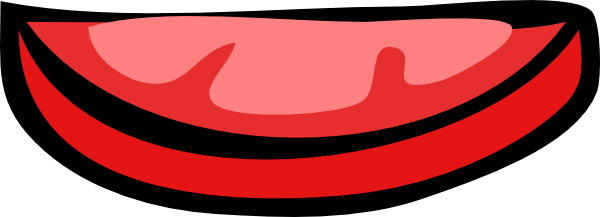 600x217 Tomato Slice Clip Art
