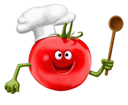 500x409 Tomatoes Clipart Image Vegetables Two Ripe Tomato Outlines