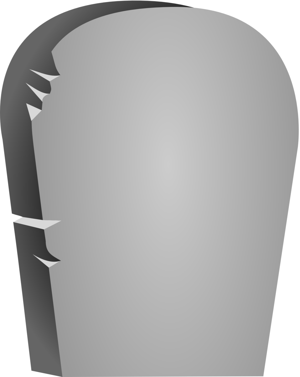 958x1204 Public Domain Clip Art Image Illustration Of A Blank Tombstone