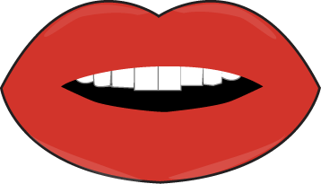 358x205 Open Mouth Clip Art