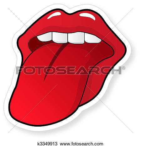 450x468 Clipart Mouth And Tongue