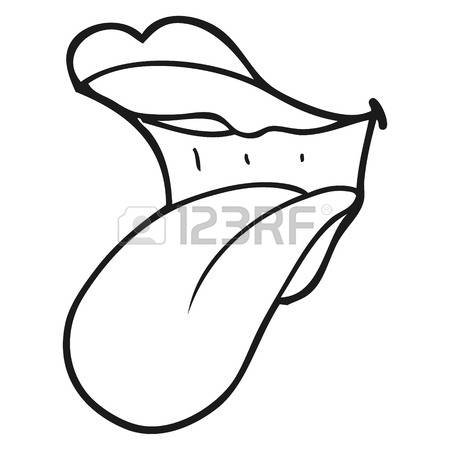 450x450 Drawing Clipart Tongue