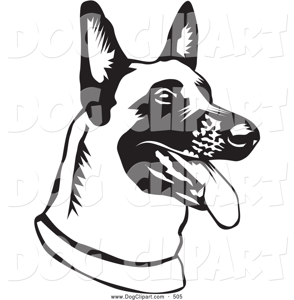 1024x1044 Clip Art Of A Cute Belgian Shepherd Dog Hanging His Tongue Out