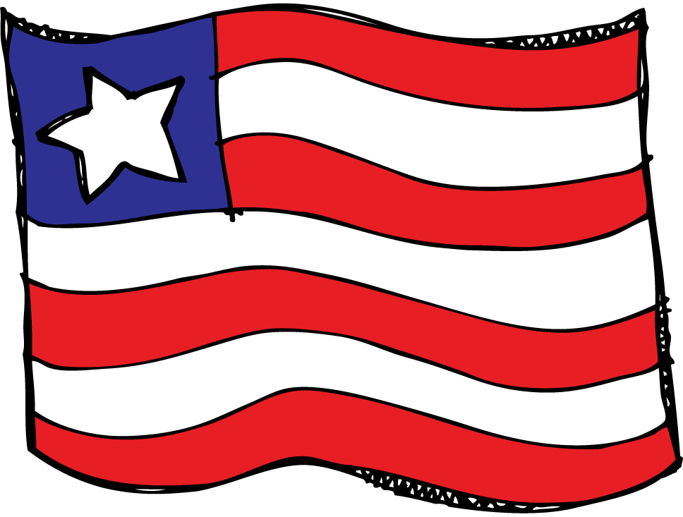 968x733 American Flag Clipart Melonheadz