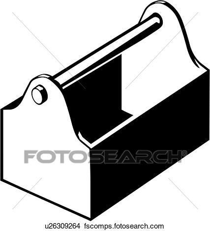 427x470 Clipart Of , Tool, Toolbox, U26309264