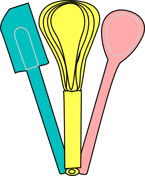 492x597 Baking Utensils Clip Art