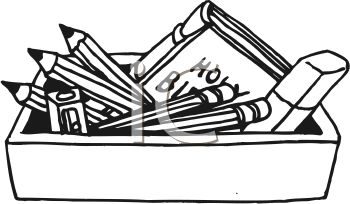 350x204 The Holy Bible In A Box With Pencils And Other Stuff Used