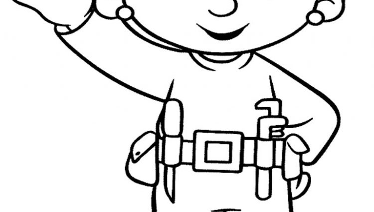 750x425 Construction Tools Coloring Pages Clipart Panda