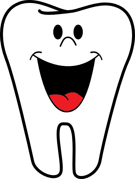 450x597 Smiling Tooth Clip Art
