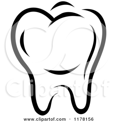450x470 Tooth Outline Clipart