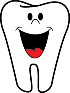 224x297 Smiling Tooth Clip Art
