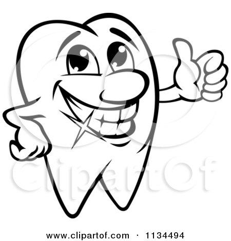 450x470 Clipart Tooth