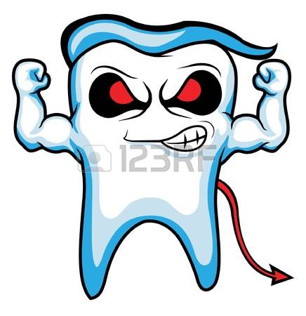 436x450 Teeth Clipart Strong Tooth