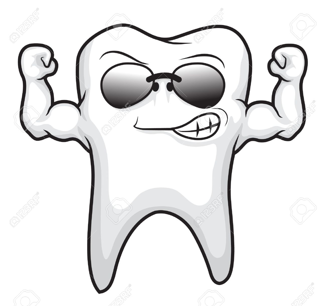 1300x1220 Teeth Clipart Strong Tooth