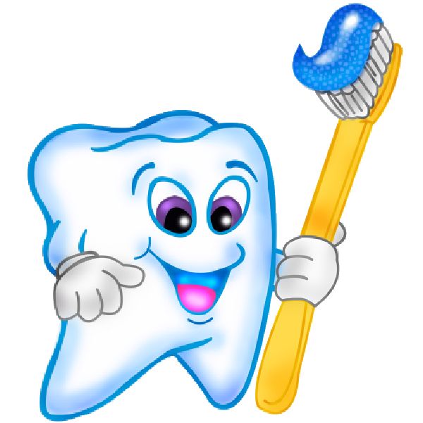 600x600 Tooth With Hearts Clipart
