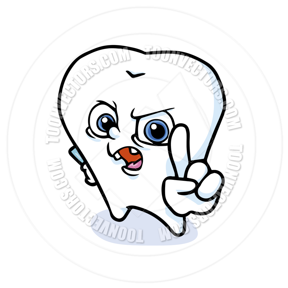 940x940 Cartoon Tooth Angry By Toon Vectors Eps