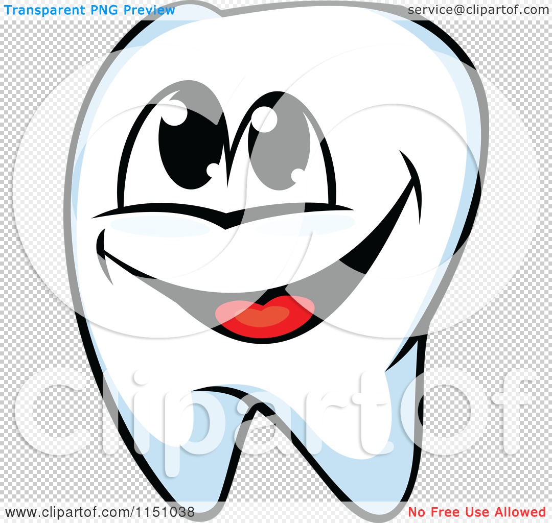 1080x1024 Clipart Of A Happy Tooth Mascot
