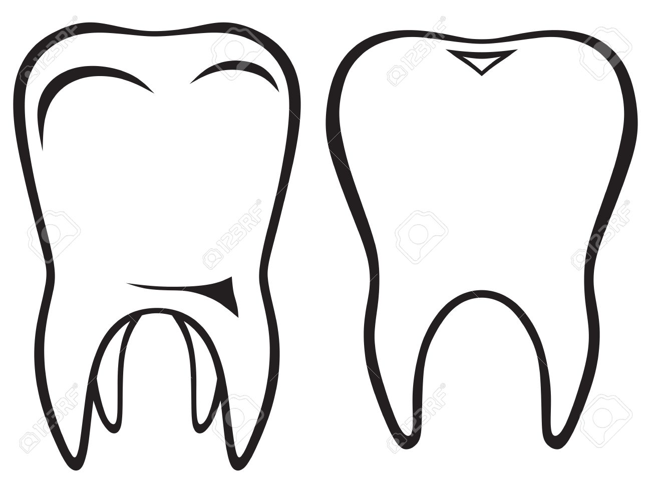 1300x985 Teeth Clipart Silhouette