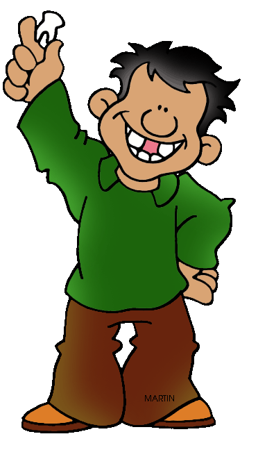 372x648 School Clip Art By Phillip Martin, Lost Tooth Student