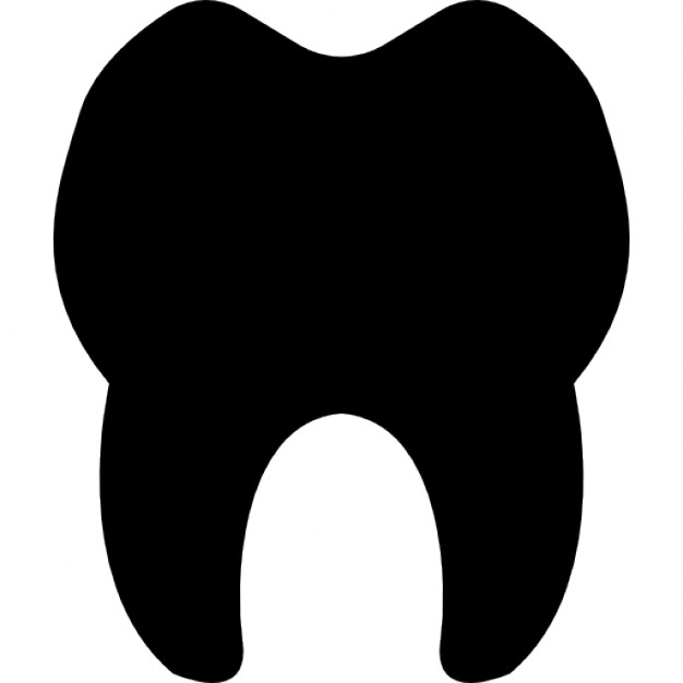 626x626 Tooth Silhouette Free Clipart