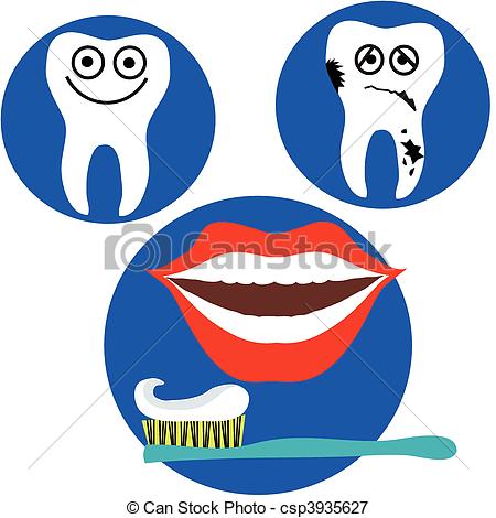 450x470 Teeth Clipart Happy Sad